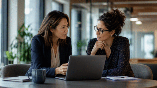 HR Leader and Workplace Psychologist Discussing Psychological Safety in the Workplace